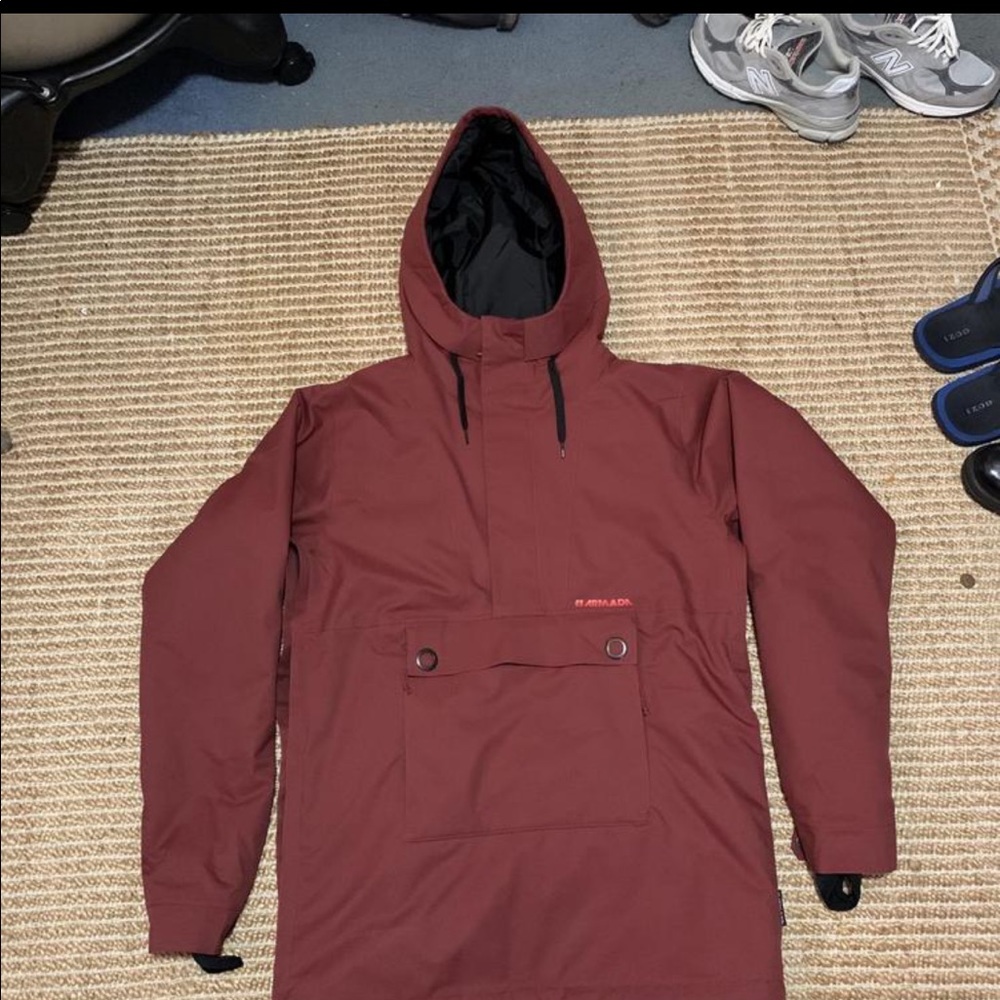 NWOT Mens L Armada Stretch Anorak Jacket